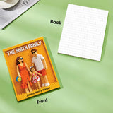 Custom Any Photo - Personalized Family One-sided Vertical Rectangle Building Brick Blocks
