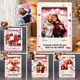 I'd Punch A B For You - Personalized Bestie Custom Shaped Acrylic Plaque