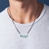 Sea Glass - Personalized Sea Lover Custom Shaped Pendant Necklace