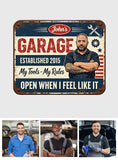 Mechanic's Garage - Personalized Mechanic Cut Metal Sign