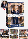 Military Pride Family Toy Figure - Personalized Veteran Custom Shaped Acrylic Plaque