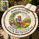 My Happy Place - Personalized Gardening Table Custom Shape