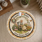 My Happy Place - Personalized Gardening Table Custom Shape