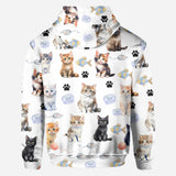 Life Is Better With Cats - Personalized Cat All Over Shirt