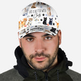 Life Is Better With Cats - Personalized Cat Classic Cap