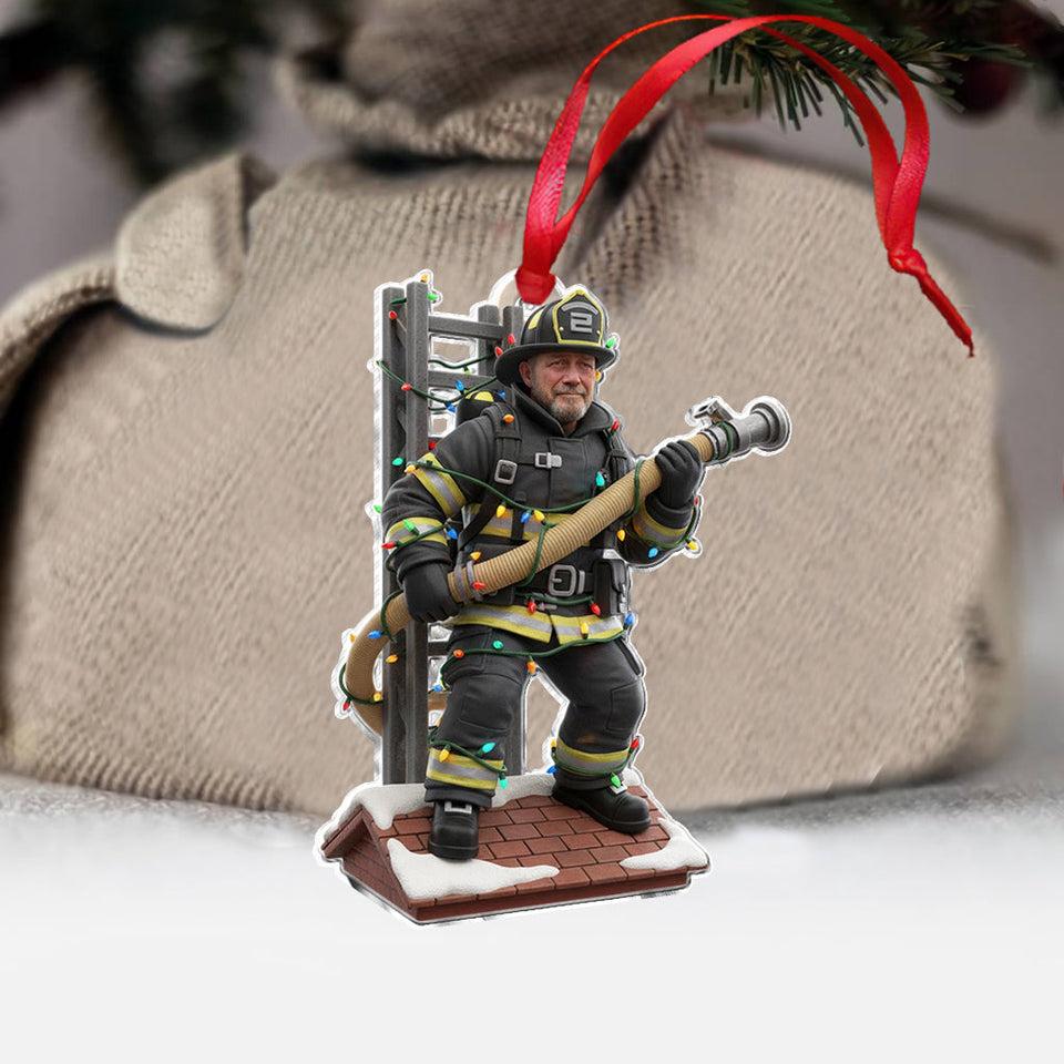 Hero Of The Holiday - Personalized Firefighter Ornament