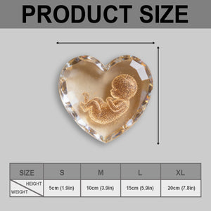 Happy 1st Father's Day - Personalized Pregnancy Pocket Hug Card