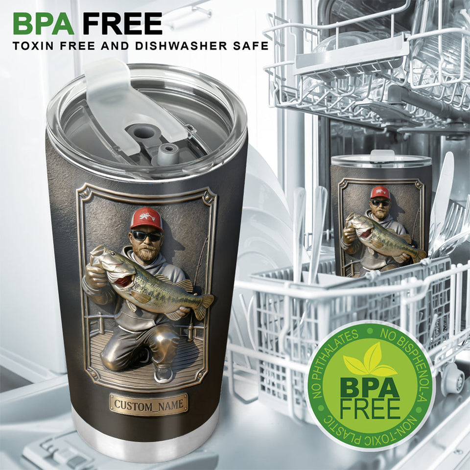 Custom Any Photo Best Catch - Personalized Fishing Tumbler
