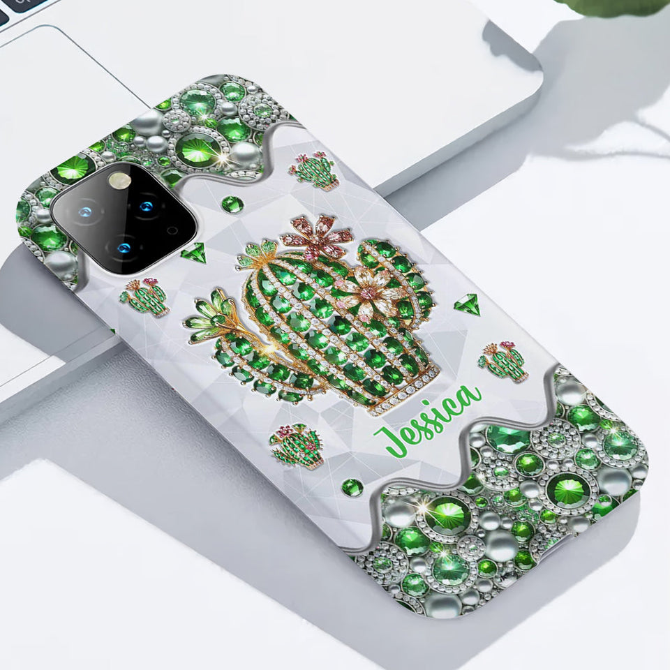Love Cactus - Personalized Cactus Full Print Phone Case