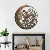 Garden Moon - Personalized Gardening Cut Metal Sign