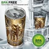 Love Elephant - Personalized Elephant Tumbler