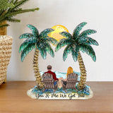 You And Me We Got This - Personalized Couple Custom Shaped Acrylic Plaque
