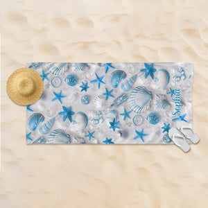 Beach Lovin' Girl - Personalized Sea Lover Quick-dry Beach Towel/ Bath Towel