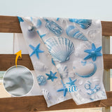 Beach Lovin' Girl - Personalized Sea Lover Quick-dry Beach Towel/ Bath Towel