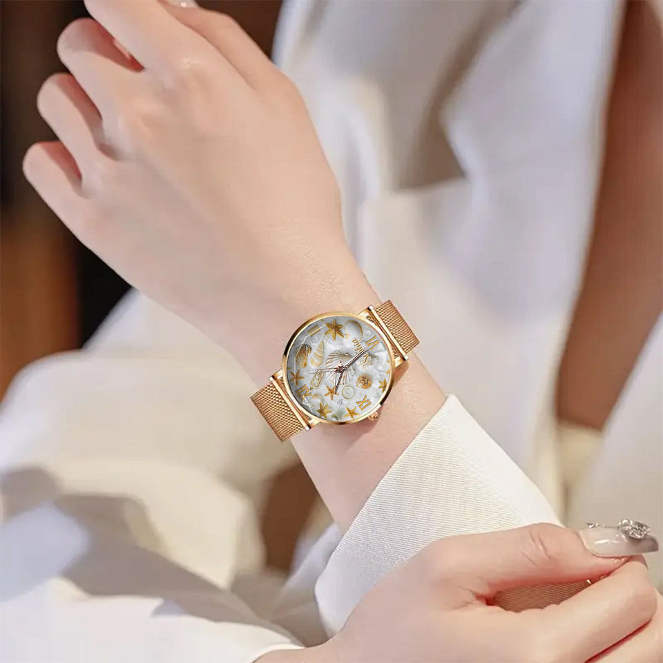 Beautiful Seashells - Personalized Sea Lover Women Hand Watch