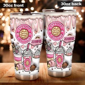Cafecito Y Chisme - Personalized Coffee Tumbler