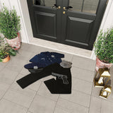 Police Outfits - Personalized Police Officer Non-Slip Tufted Rug