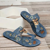 Salty Lil' Beach - Personalized Dog Open Toe Sandals