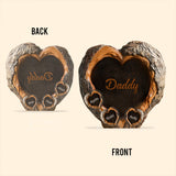 Daddy's Sweethearts - Personalized Father Custom Shaped Acrylic Plaque
