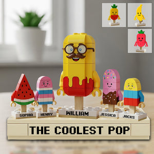 The Coolest Pop - Personalized Grandpa Custom Shaped Acrylic Plaque