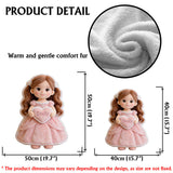 Custom Any Photo Beautiful Princess - Personalized Kid Faux Fur Shaped Pillow