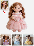 Custom Any Photo Beautiful Princess - Personalized Kid Faux Fur Shaped Pillow