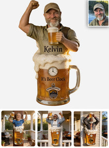 It's Beer Clock - Personalized Beer Wall Bottle Opener