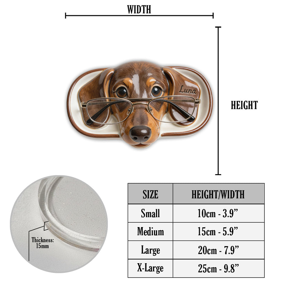 Dog Eyeglasses Holder - Personalized Dog Catch-All Tray