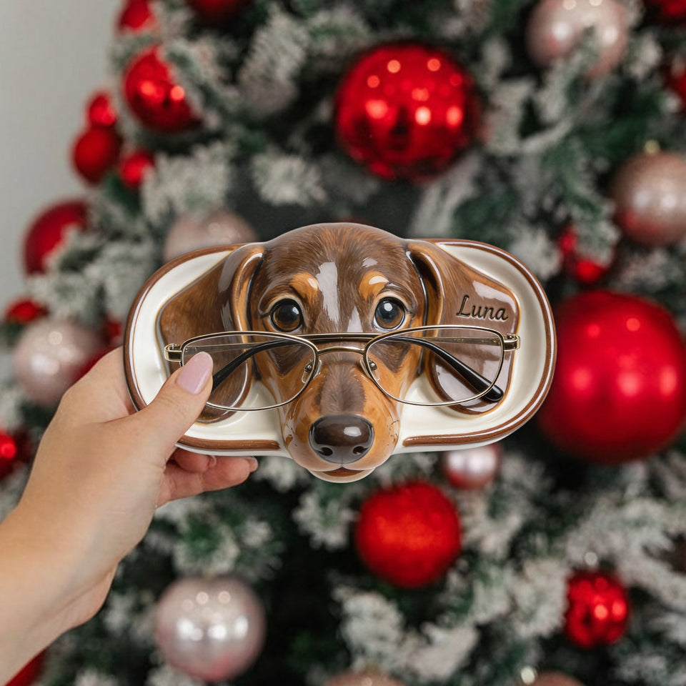 Dog Eyeglasses Holder - Personalized Dog Catch-All Tray