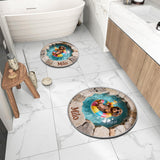 Summer Vibes - Personalized Dog Non-Slip Tufted Rug
