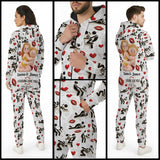 I Love You - Personalized Spicy Couple Hooded Jumpsuit