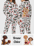 I Love You - Personalized Spicy Couple Hooded Jumpsuit