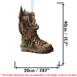 Into The Wood - Personalized Hiking Shaped Christmas Stocking