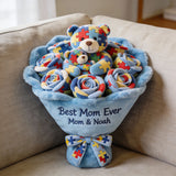Strong Mama - Personalized Autism Awareness Faux Fur Shaped Pillow