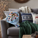 Strong Mama - Personalized Autism Awareness Faux Fur Shaped Pillow