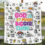 Dieu est tellement plus grand - Couverture chrétienne personnalisée