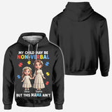 Proud Autism Mom - Personalized Autism Awareness All Over Shirt