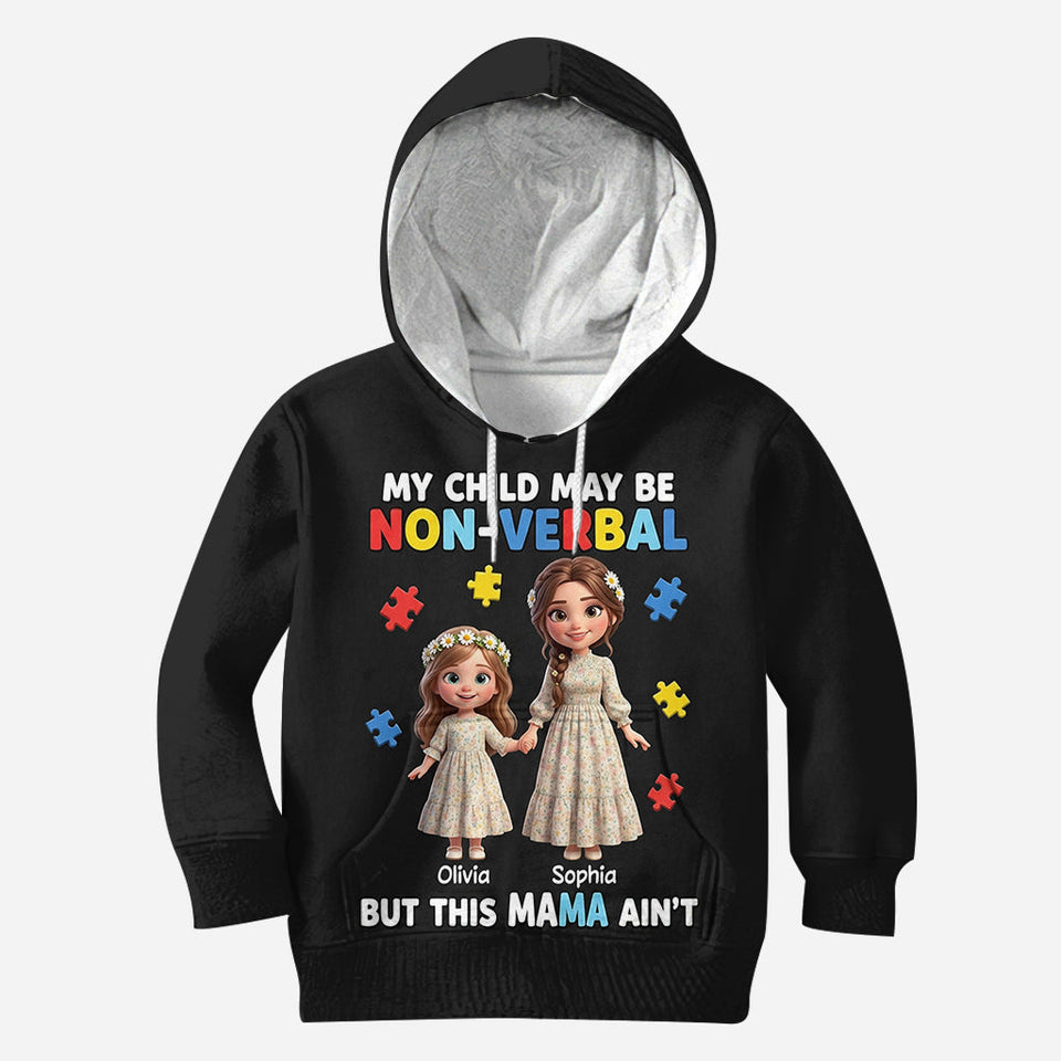 Proud Autism Mom - Personalized Autism Awareness All Over Shirt