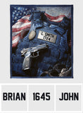 Serve And Protect - Personalized Police Officer Blanket