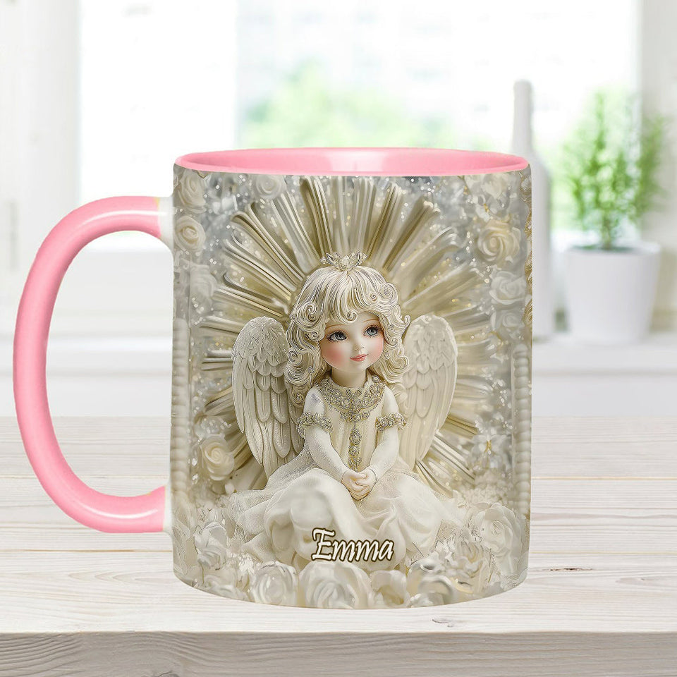 Mug personnalisé à thème chrétien « Bel Ange »
