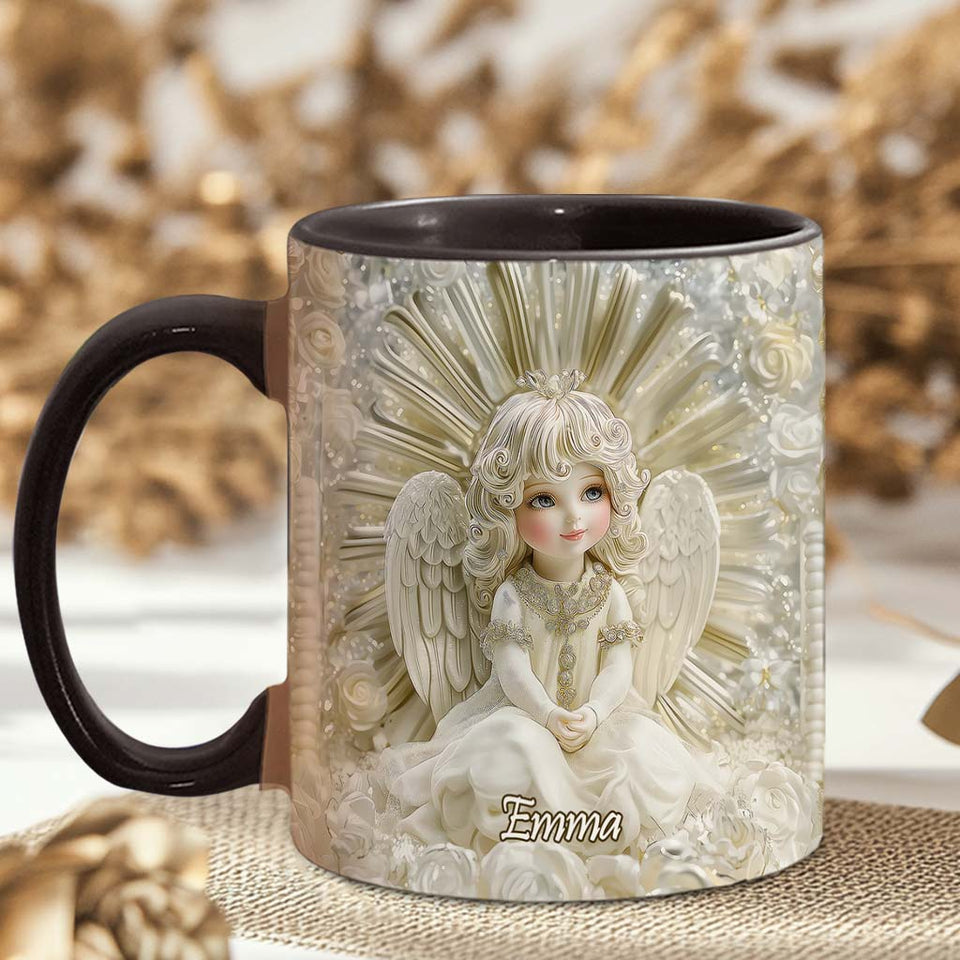 Mug personnalisé à thème chrétien « Bel Ange »