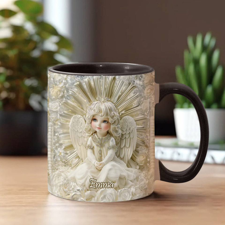 Mug personnalisé à thème chrétien « Bel Ange »