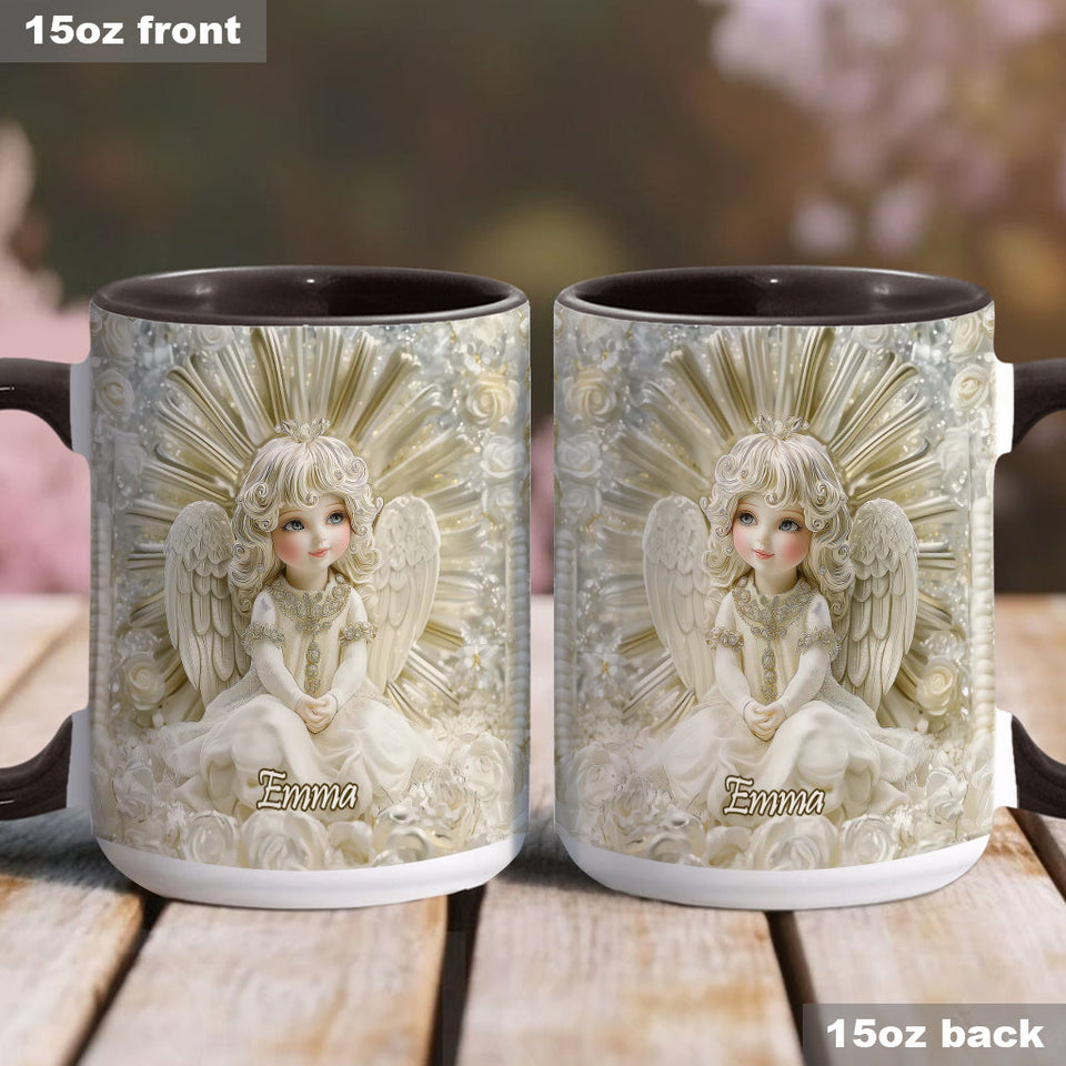 Mug personnalisé à thème chrétien « Bel Ange »