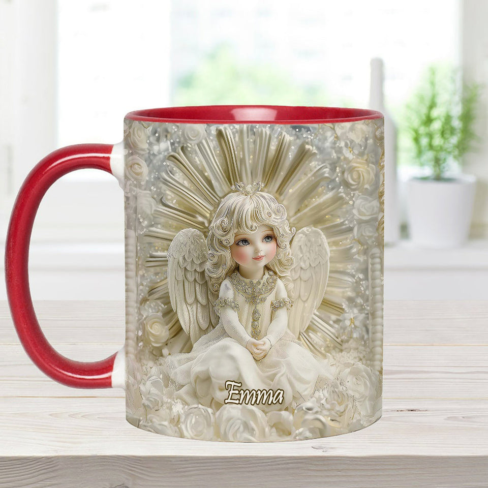 Mug personnalisé à thème chrétien « Bel Ange »