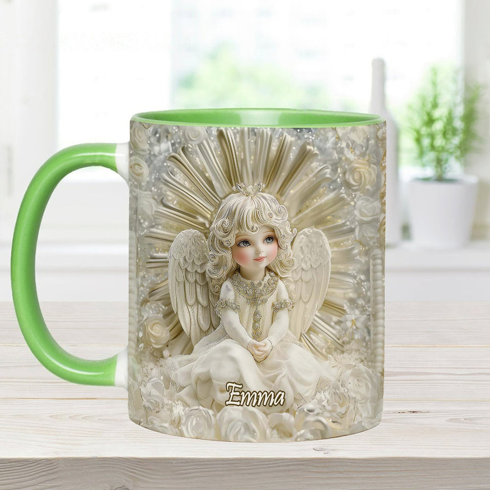 Mug personnalisé à thème chrétien « Bel Ange »