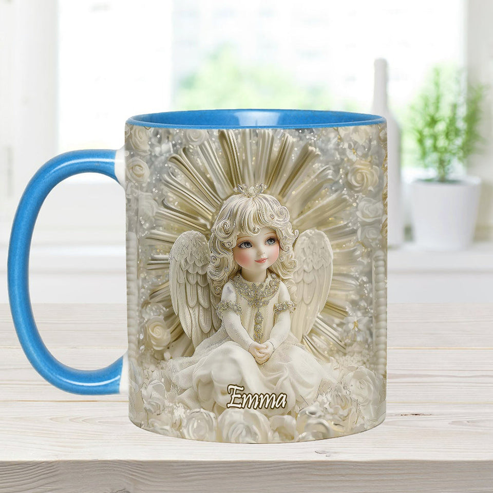 Mug personnalisé à thème chrétien « Bel Ange »
