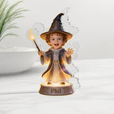 Magical Witch Wizard - Personalized Witch Acrylic LED Night Light