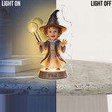 Magical Witch Wizard - Personalized Witch Acrylic LED Night Light