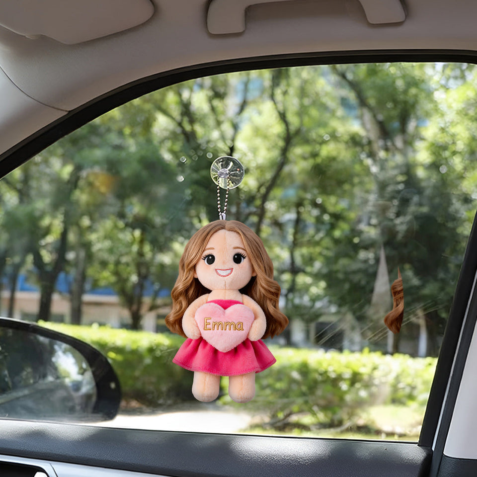 Custom Any Photo Unique Charm - Personalized Self Love Plush Keychain
