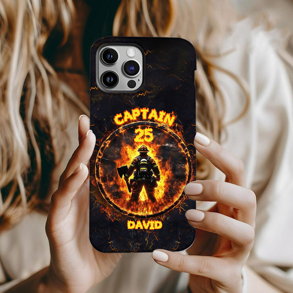 Proud Firefighter - Personalized Firefighter Full Print Phone Case